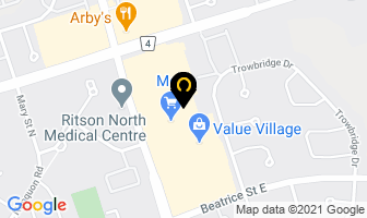 Classic Shoe Repair in Oshawa map