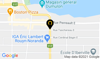Claude Service Enr in Rouyn-Noranda map