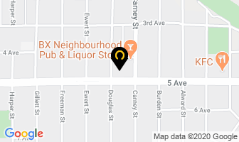 Claude's Barber Shop in Prince George map