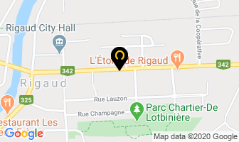 Claudette Morin Avocate in Rigaud map