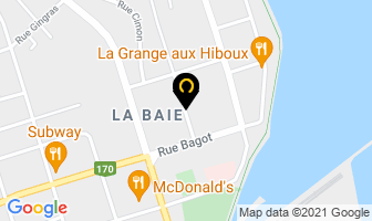 Claveau Jean-Marie in La Baie map
