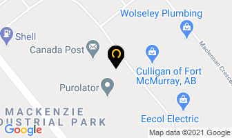 Clean Harbors in Fort McMurray map