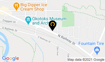 Clear Choice Glass & Carpentry in Okotoks map
