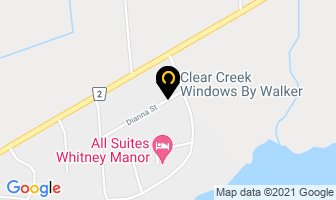 Clear Creek Windows By Walker in Kingston map