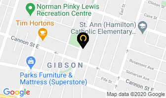 Clear Productions in Hamilton map