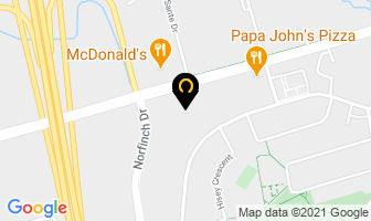 Clearwater Construction in Orillia map