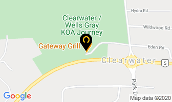 Clearwater Lodge in Clearwater map