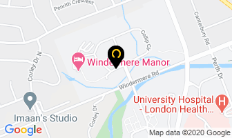 Click And Print in London map