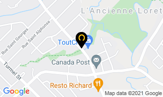 Climatisation - Ventilation Rousseau Inc in L'Ancienne-Lorette map