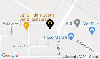 Clinch Mma in Port Coquitlam map