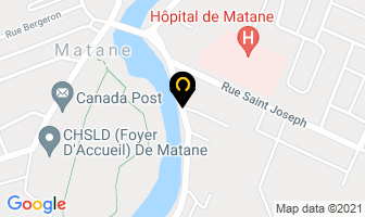 Clinique Dentaire Dr Gauthier Martin in Matane map