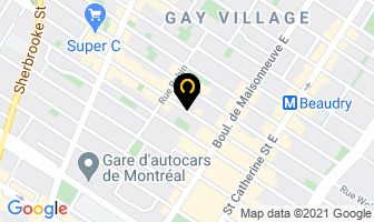 Clinique Dermapiderme in Montreal map