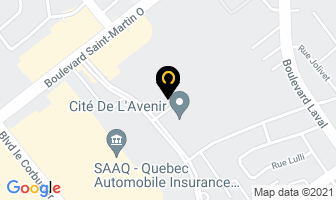 Clinique Jeanie Rahal in Laval map