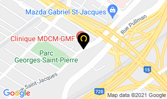 Clinique Mdcm in Montreal map