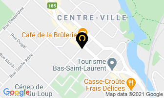 Clinique M&eacute;dicale Frontenac in Rivière-du-Loup map