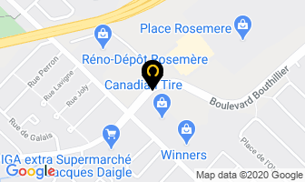 Clinique M&eacute;dicale Humani in Rosemère map