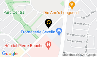 Clinique Peause in Longueuil map