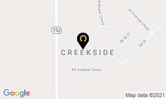 Clint Nile Welding Ltd in Rocky Mountain House map