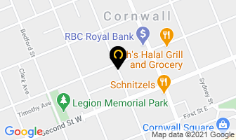 Clinton Joy D.o. in Cornwall map