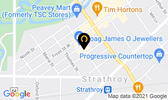 Clock Tower Inn, Bistro, Pub & Catering in Strathroy map