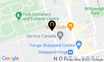 Clodman Hecht Communications Inc in North York map