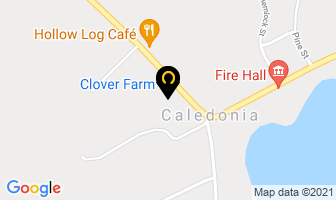 Clover Farm in Caledonia map