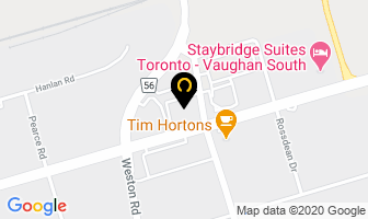 Clover Insurance Group in Vaughan map