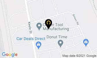 Clover Tool Manufacturing in Vaughan map