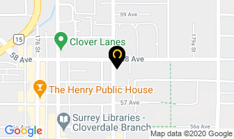 Cloverdale Apartments in Surrey map