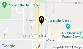 Cloverdale Arena in Surrey map