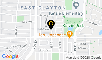 Cloverdale At Home Care in Surrey map