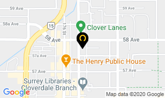Cloverdale Bakery in Surrey map