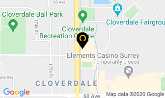 Cloverdale Curling Rink in Surrey map