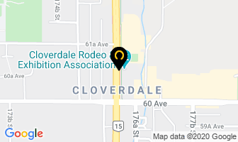 Cloverdale Rodeo in Surrey map