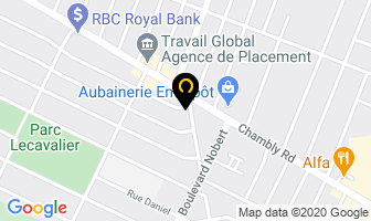 Club 75 in Longueuil map