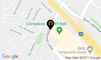 Club Athletic Mansfield in Brossard map