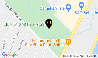 Club De Golf De Beloeil in Whistler map