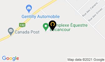 Club De Golf Gentilly in Alma map