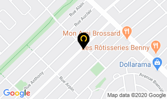 Club Le Jet Sept in Brossard map
