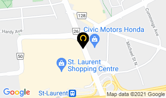Club Monaco-St Laurent in Ottawa map