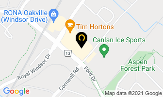 Club Physio Plus in Burlington map