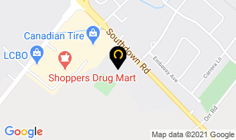Club Physio Plus in Mississauga map