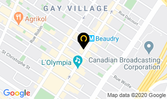 Club Unity in Brantford map