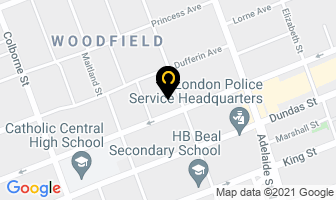 Cmha Middlesex in London map