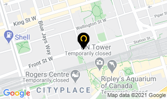 Cn Tower Birthday Parties in Toronto map