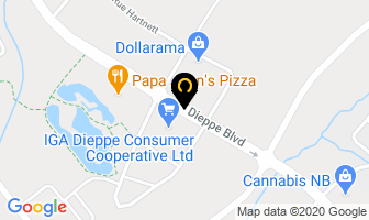 Co-Op De Dieppe in Moncton map