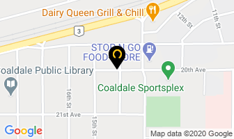 Coaldale Community Wellness Association Ltd in Coaldale map