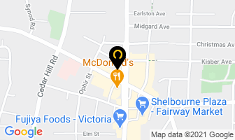 Coast Capital Savings in Victoria map
