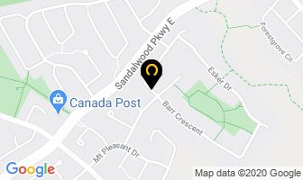 Coats Oneill in Brampton map