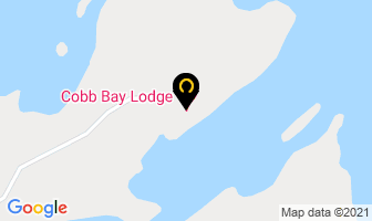 Cobb Bay Lodge in Kenora, Unorganized map